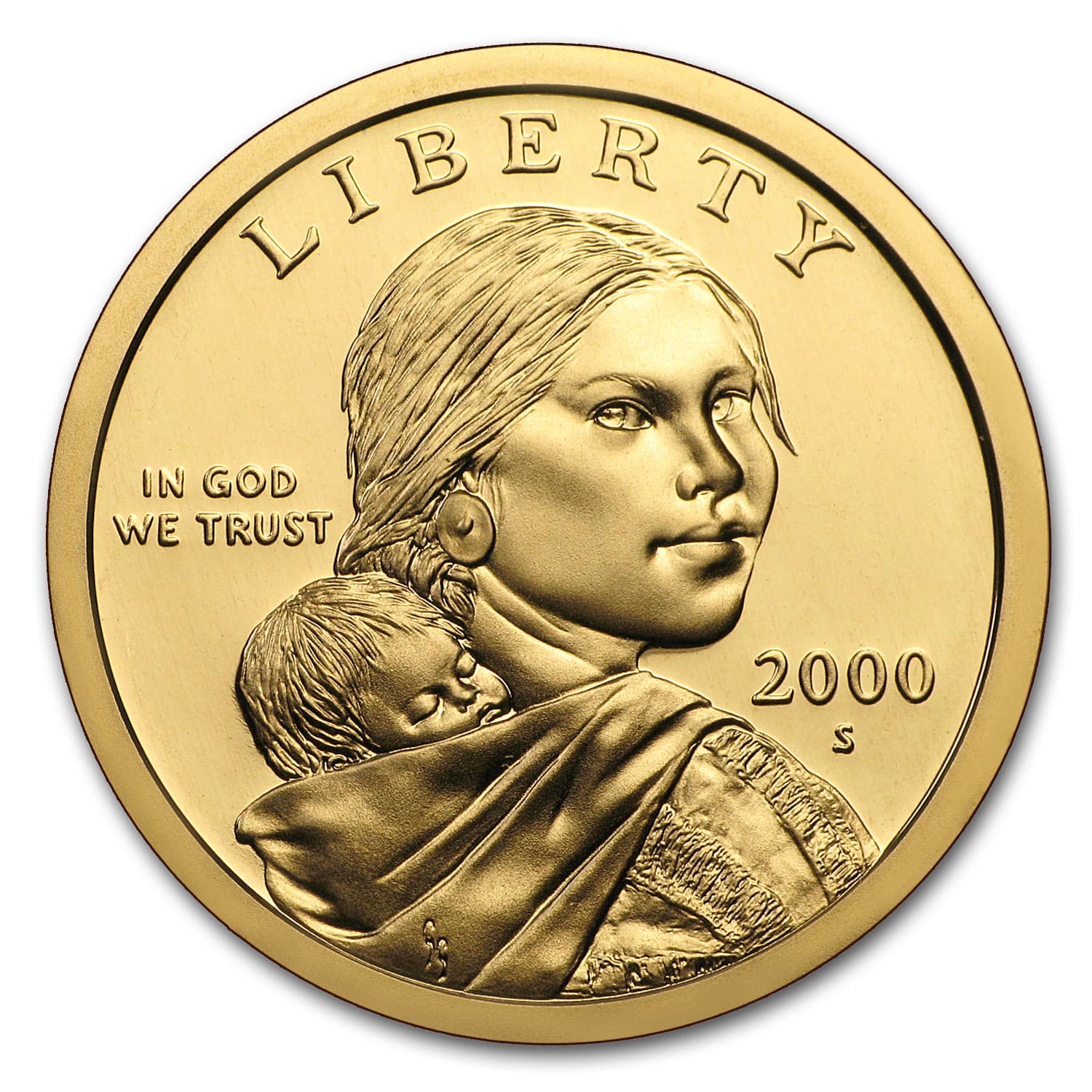 2000 S Sacagawea Gem Proof 'Golden' Dollar